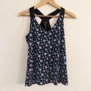 Banana Republic Floral Print Sleeveless Top XS